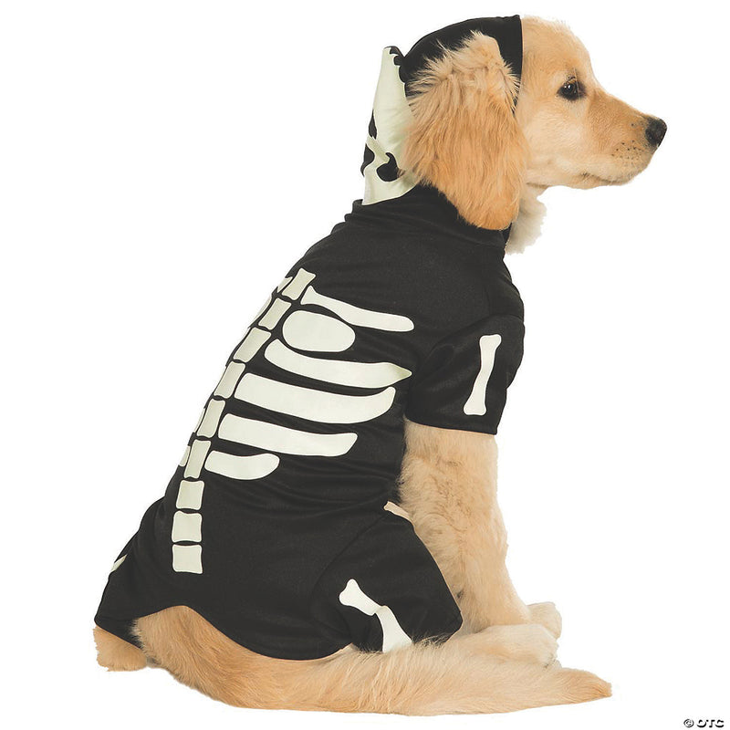 Glow-In-The-Dark Skeleton Dog Costume - LARGE - image 2