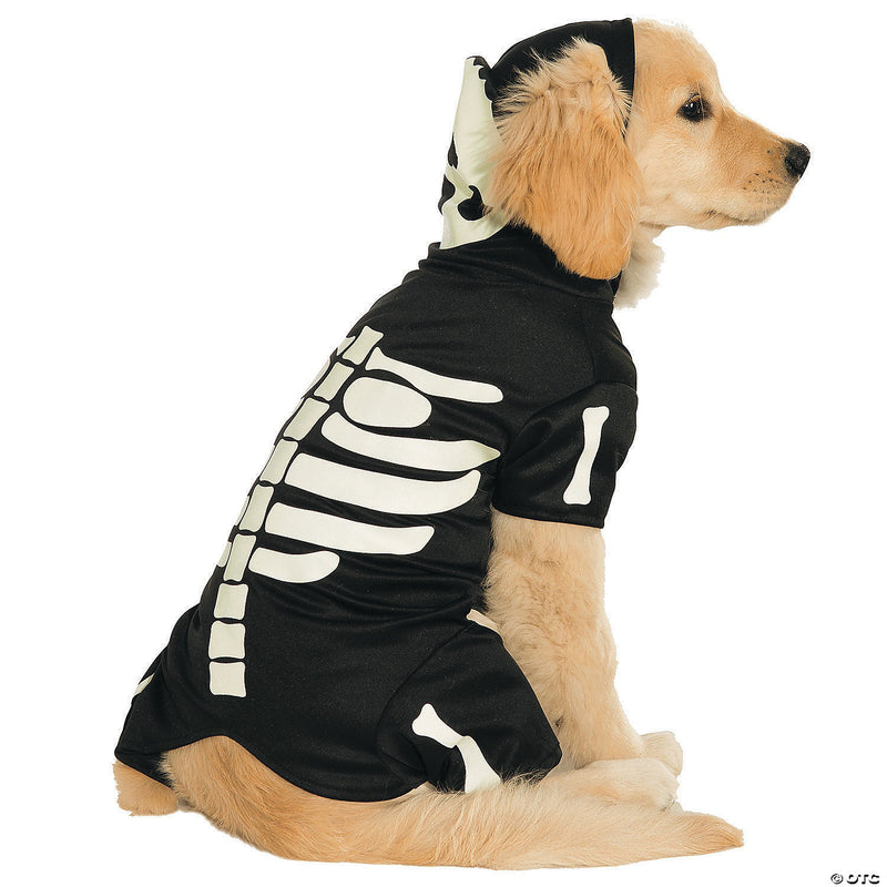 Glow-In-The-Dark Skeleton Dog Costume - LARGE - image 3
