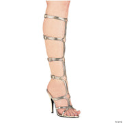 Gold Sexy Strap Up Shoes - Size 11 - 11 - image 2