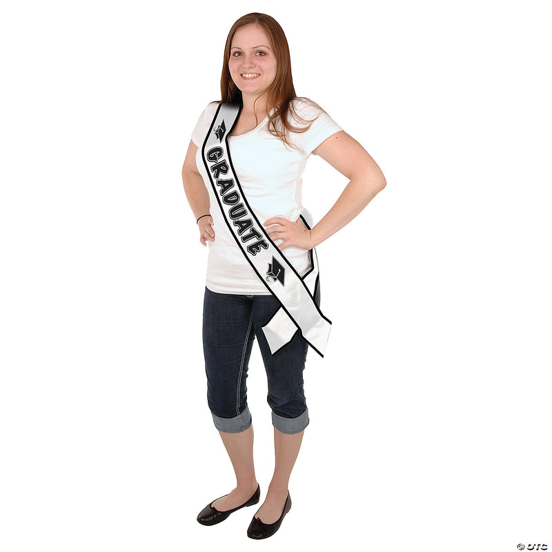 Graduate Satin Sash | Costume-Shop.com - image 1