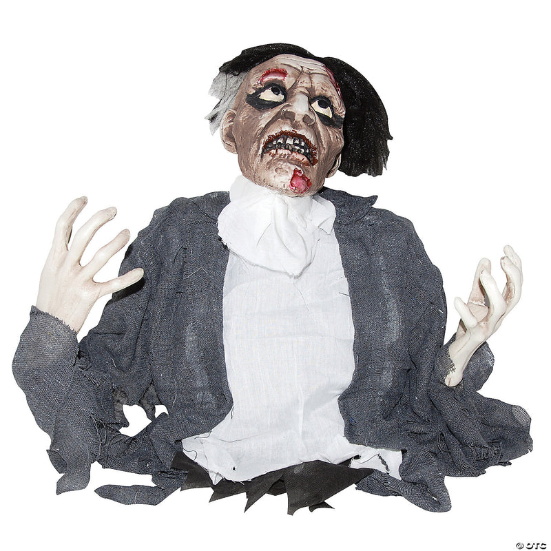 56" Zombie Groundbreaker With Turning Head Decoration - image 1