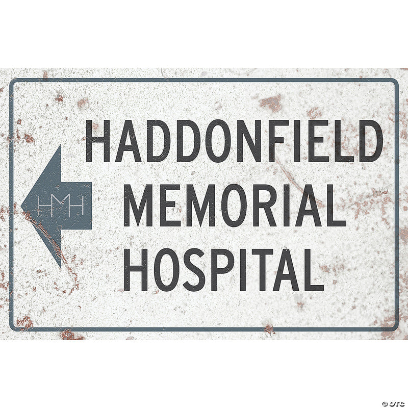 Haddonfield Memorial Hospital Sign - image 1