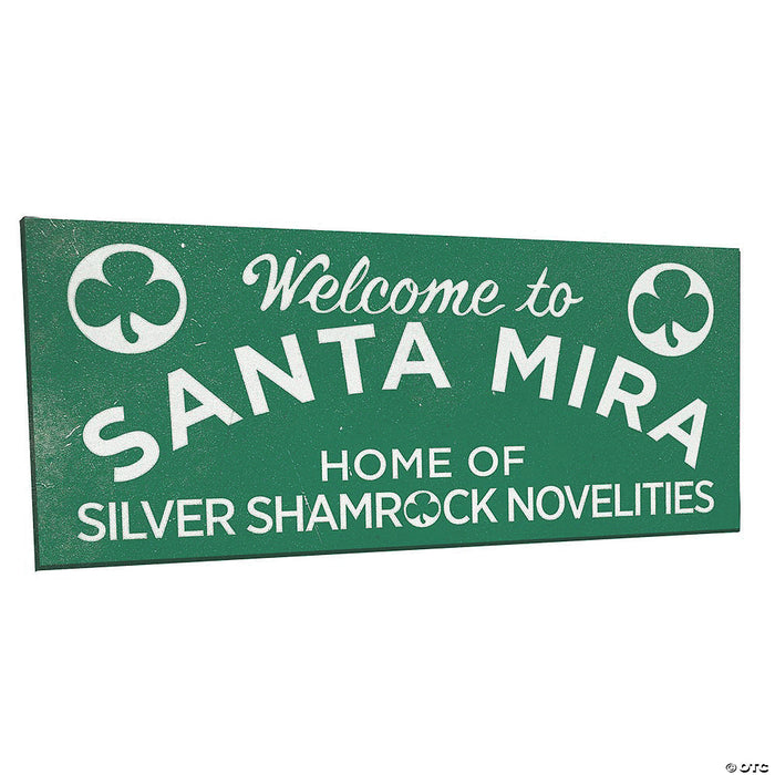 Halloween 3: Season of the Witch Santa Mira Sign Halloween Decoration