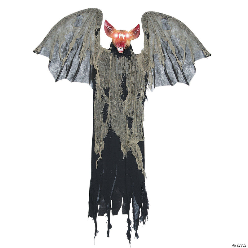Hanging Bat with Wings Halloween Decoration - image 1