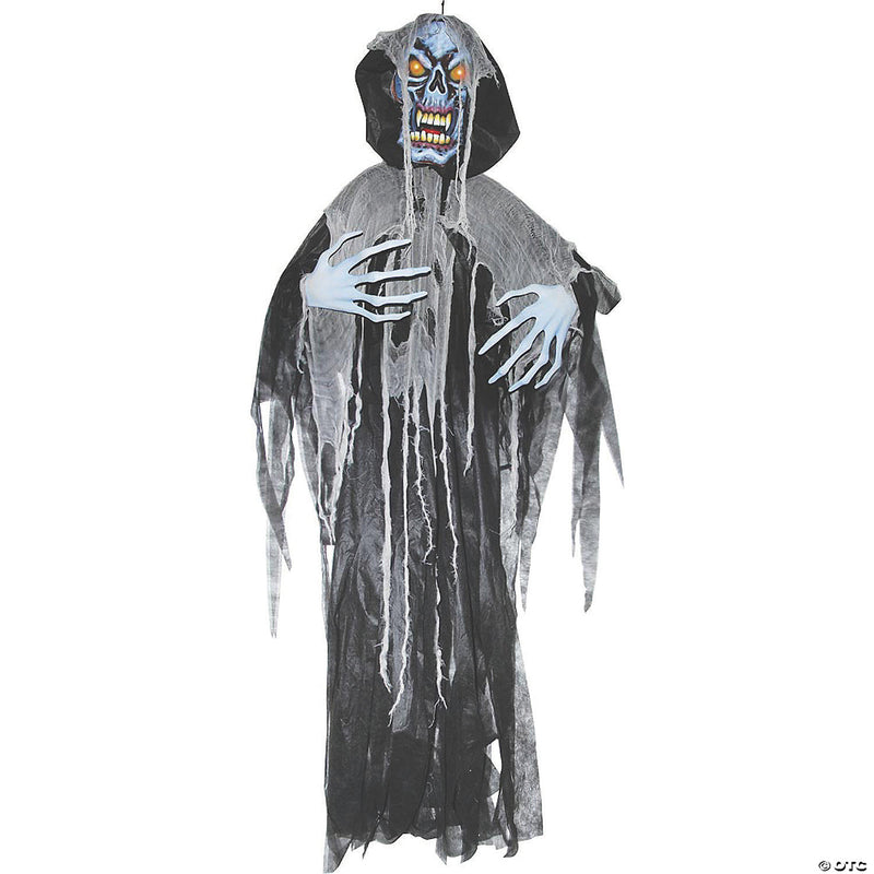 6' Light Up Hanging Ghoul Halloween Decoration - image 1
