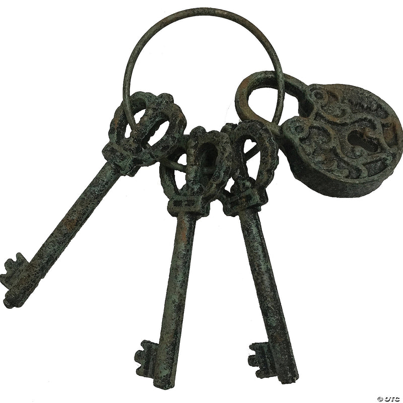 Black Antique Key Ring Decoration - image 1