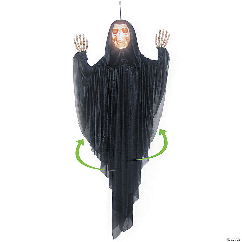 60" Hanging Spinning Reaper Halloween Decoration - image 1