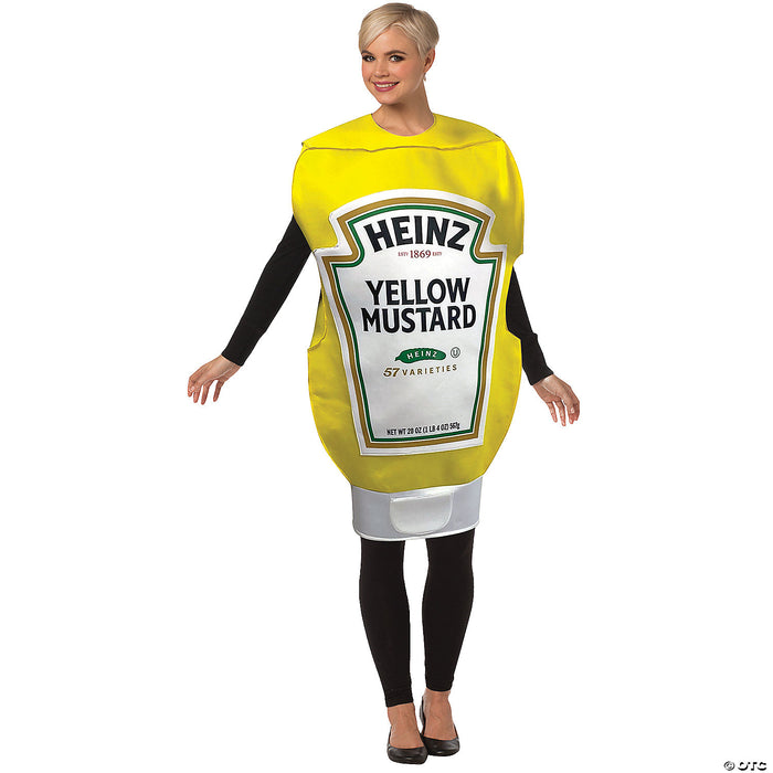 Heinz Mustard Squeeze Bottle Costume - Spice Up Your Party Look! 🌭🎉