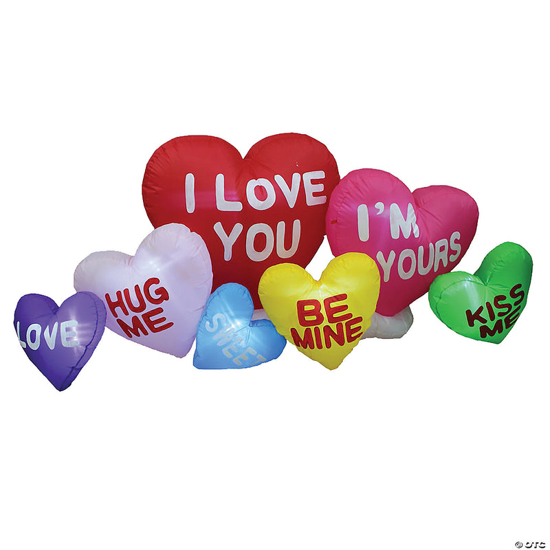 6.5' I Luv U Hearts Inflatable Decoration | Costume-Shop.com - image 1
