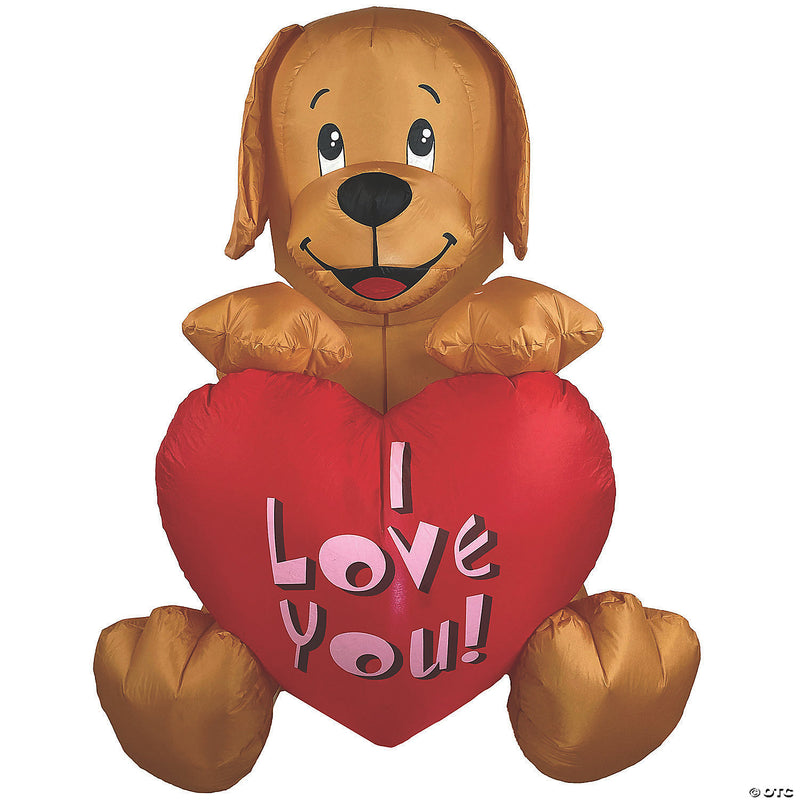4' "I Luv U" Puppy Decoration - image 1
