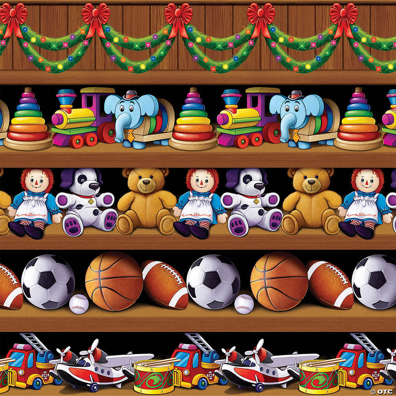 Insta-Theme Santa Workshop Backdrop - image 1