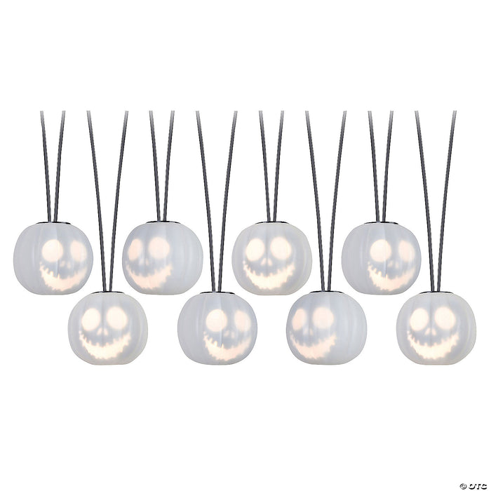 98" Jack Skellington EmoteGlow White Light String Musical w/Vocals Halloween Decoration