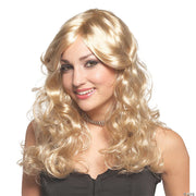 Long Curly Blonde Wig | Costume-shop.com - BLONDE - image 1
