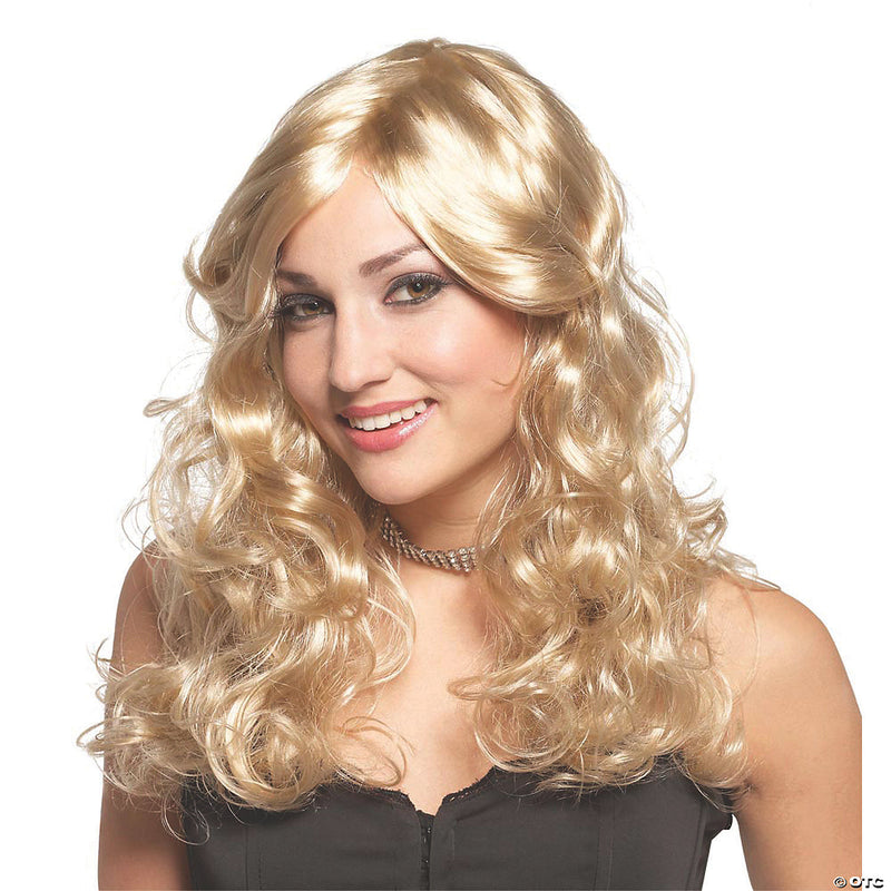 Long Curly Blonde Wig | Costume-shop.com - BLONDE - image 1