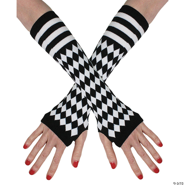 Jester Fingerless Gloves