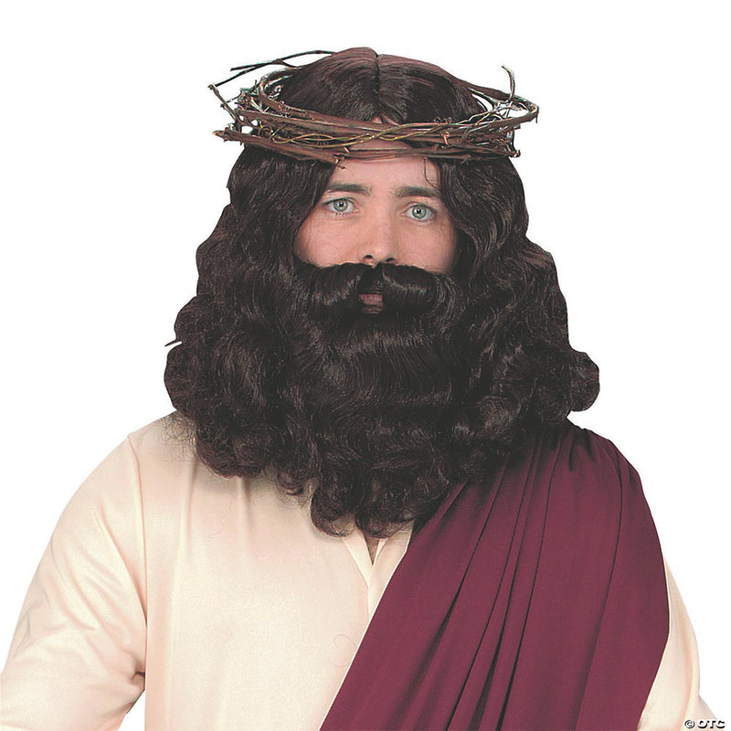 Jesus Wig with Beard - MEDIUM - image 1
