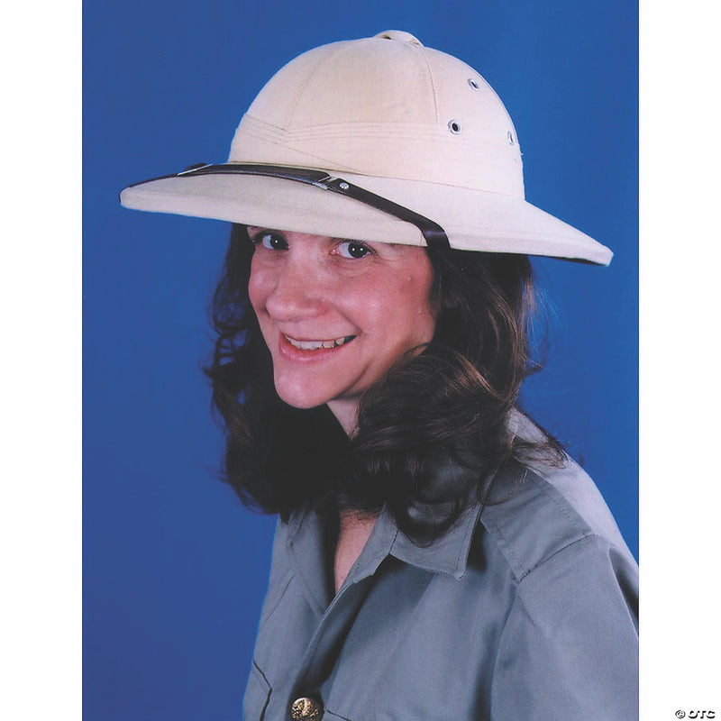 Khaki French Pith Hat | Costume-Shop.com - image 1