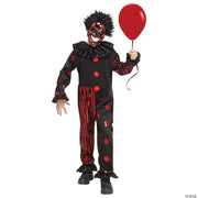Kids' Chrome Clown Costume - LARGE - image 1