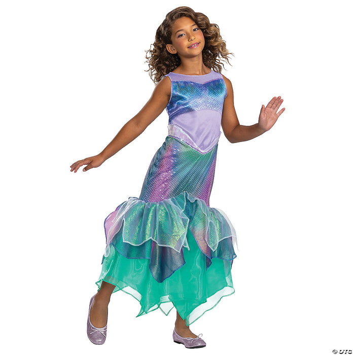 Kids' Deluxe Little Mermaid Ariel Costume Large 10-12