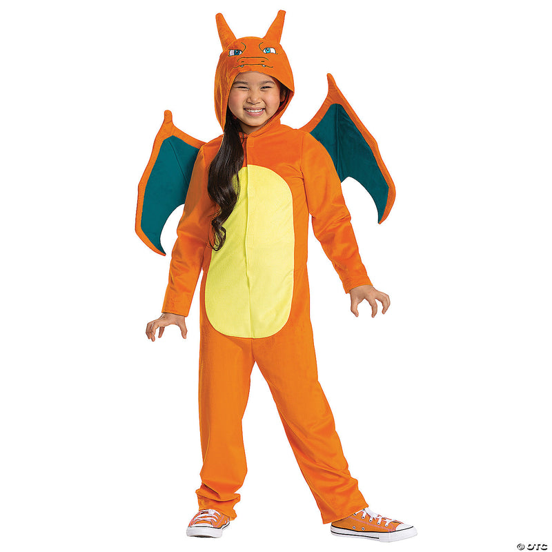 Kids Deluxe Pokémon Charizard Costume | Costume-Shop.com - CHILD LARGE - image 1