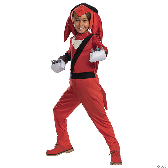 Kids Deluxe Sonic Prime Knuckles Costume Large 10-12