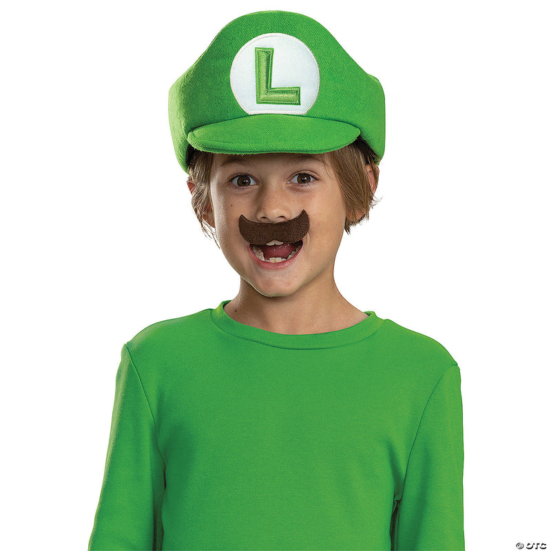 Luigi Hat & Mustache | Costume-Shop.com - image 1