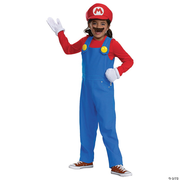 Kids Elevated Mario Bros. Mario Costume Large 10-12