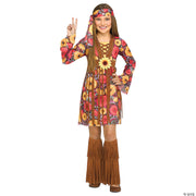 Flower Power Hippie Costume - Embrace the Groove, Kids! ✌️🌸 - LARGE - image 2