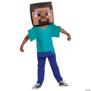 Kids Minecraft Steve Adaptive Costume | Costume-Shop.com - BOYS 10-12 - image 1