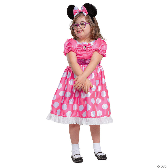 Kids Pink Minnie Adaptive Costume Medium 7-8