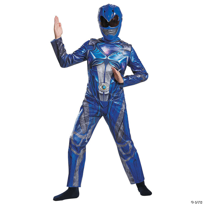 Boy's Classic Blue Ranger Costume - Medium