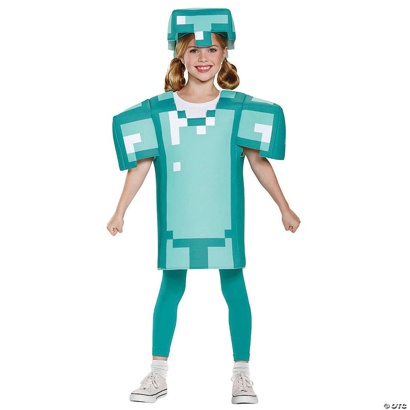 Kid's Classic Minecraft Armor Costume - BOYS 10-12 - image 2