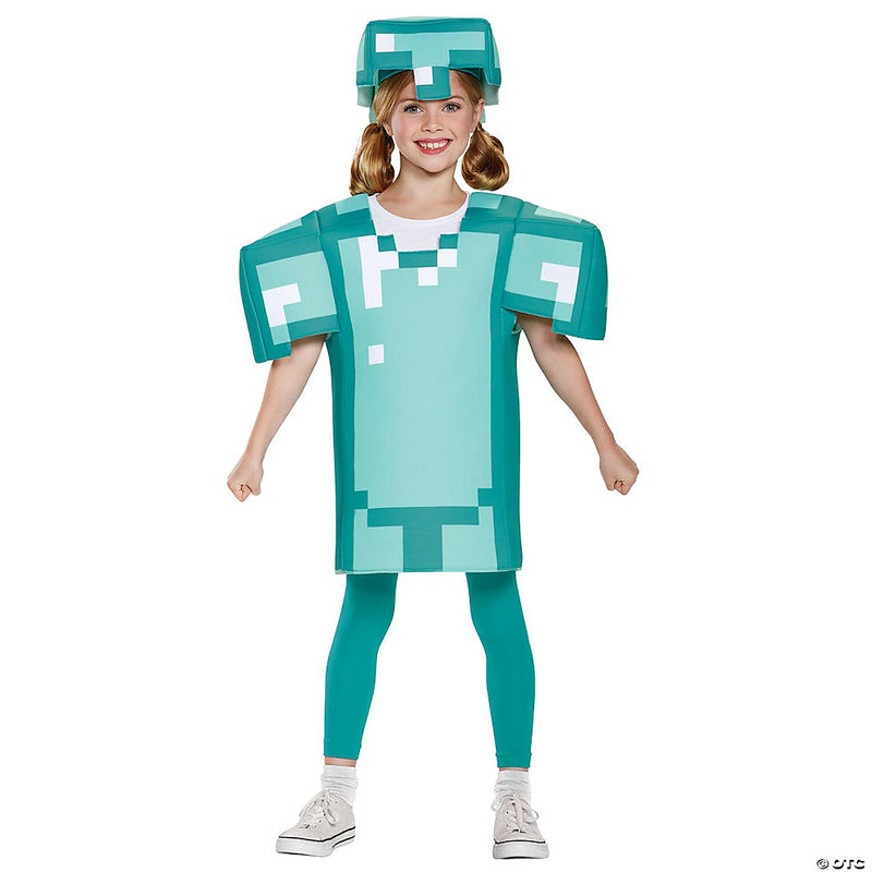 Kid's Classic Minecraft Armor Costume - BOYS 10-12 - image 3