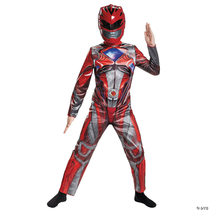 Boy's Classic Red Ranger Costume - Medium