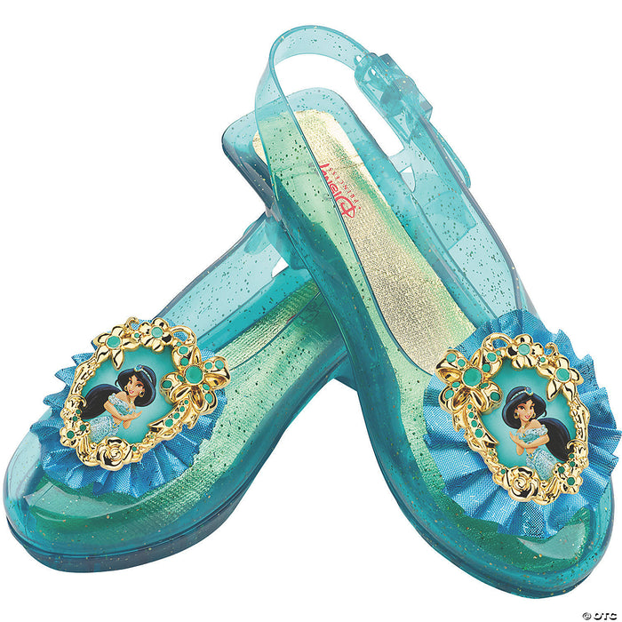 Kid’s Disney's Aladdin Jasmine Sparkle Shoes | Costume-shop.com