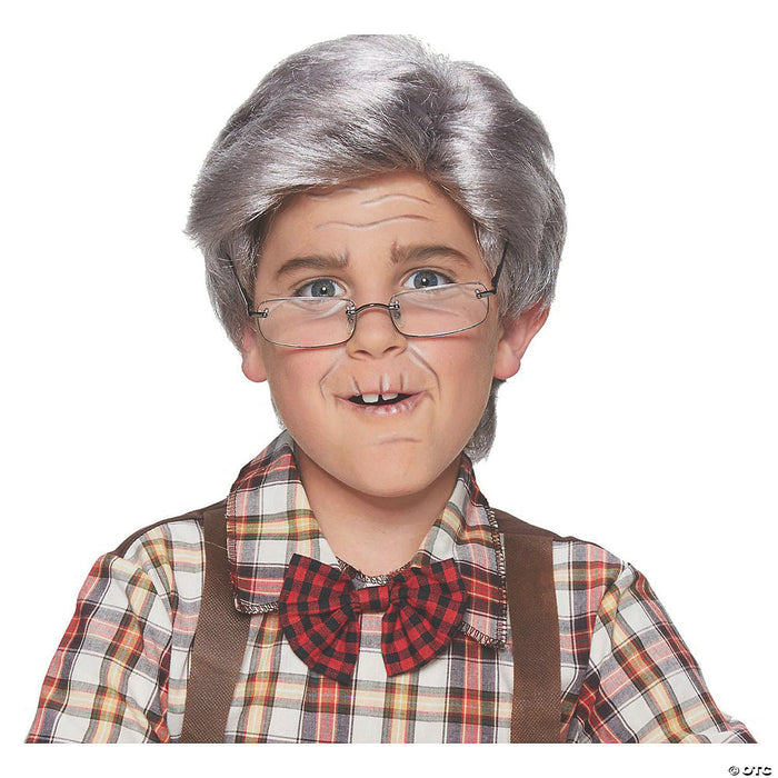 Kid's Old Man Wig