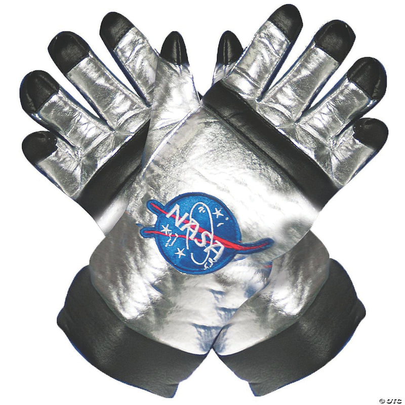 Kid's Orange Astronaut Gloves | Costume-Shop.com - ORANGE - image 2