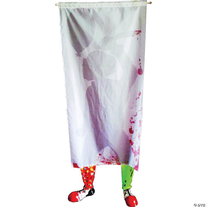 Killer Clown Curtain with Feet - image 1