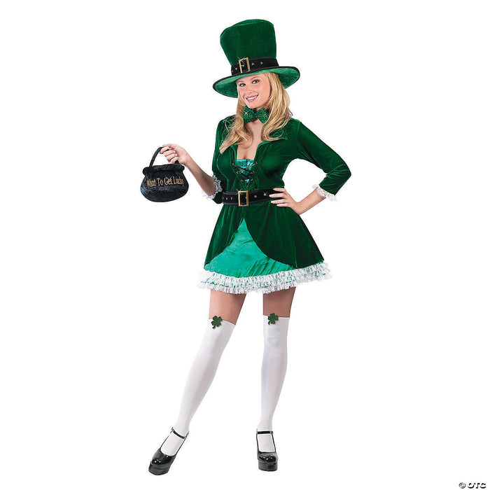 Women’s Lady Leprechaun Costume - Medium/Large