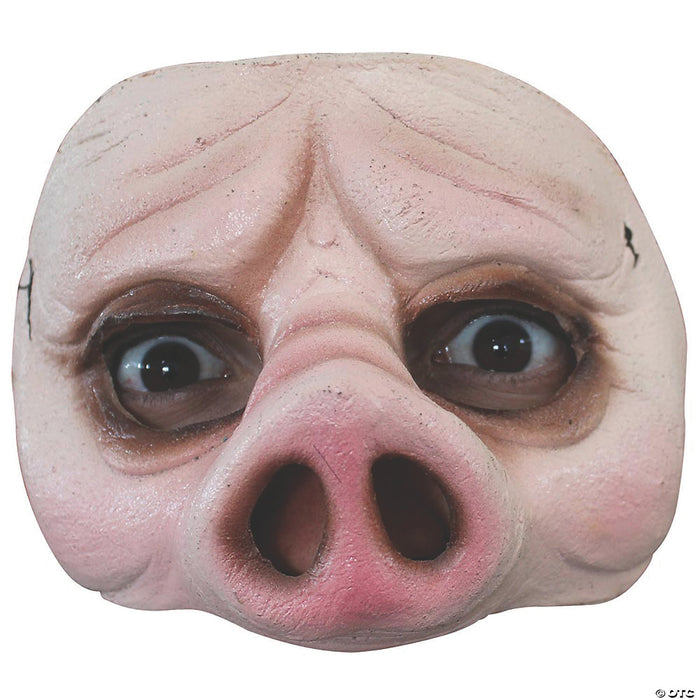 Latex Adult's & Kids' Half Pig Mask