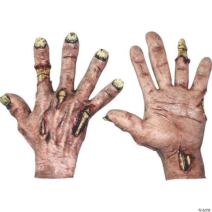 Latex Adult's Zombie Flesh Hands