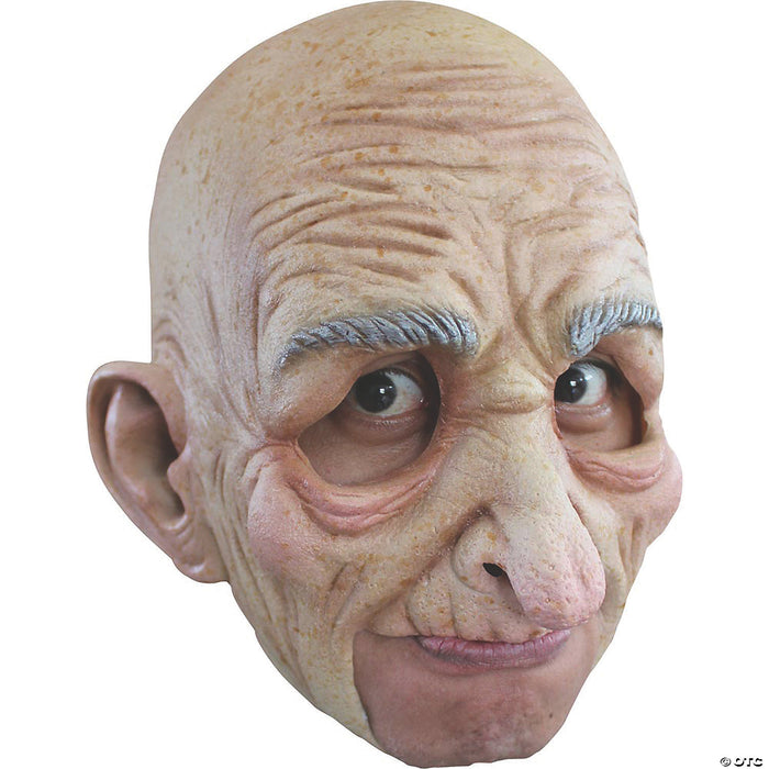 Latex Old Man Chinless Mask for Men
