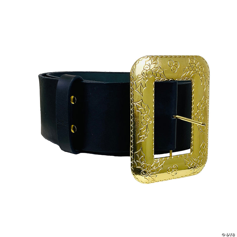 Leather Santa Belt with Cast Buckle | Costume-Shop.com
