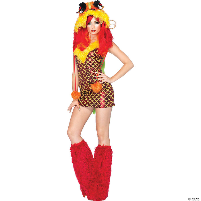 Women's Emperial Dragon Costume-Md/Lg