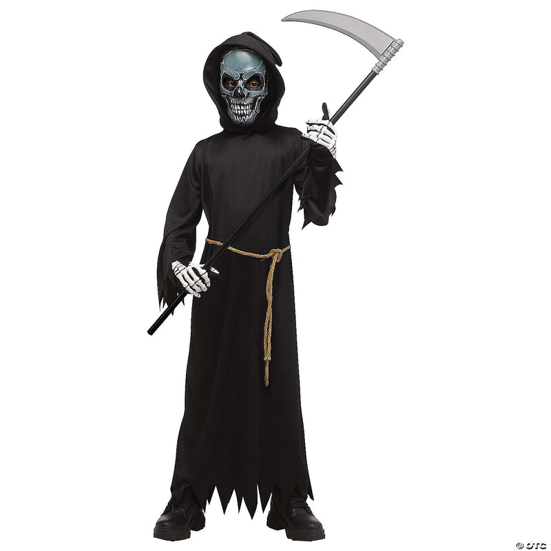 Kids' Electro Skull Reaper w/ Light-Up Mask Costume