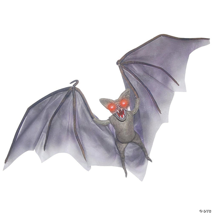 Light-Up Demon Bat Halloween Décor