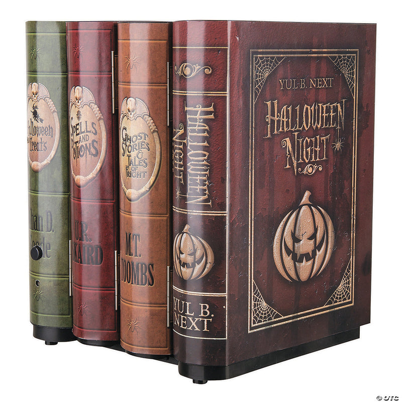 Light-Up Moving Books Halloween Decoration - image 1