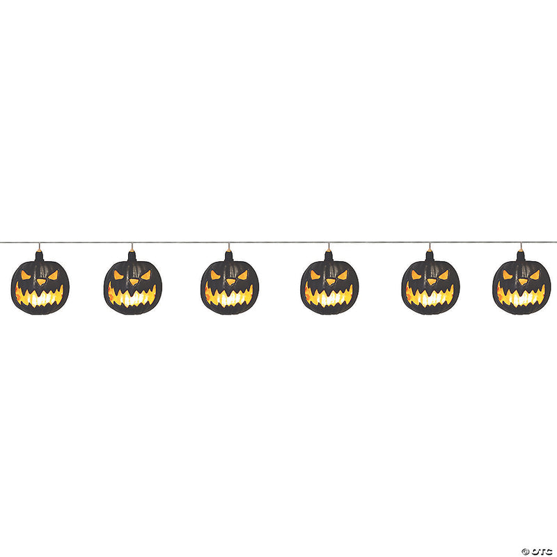40" Pumpkin Jack-o-Lantern String Lights - image 1