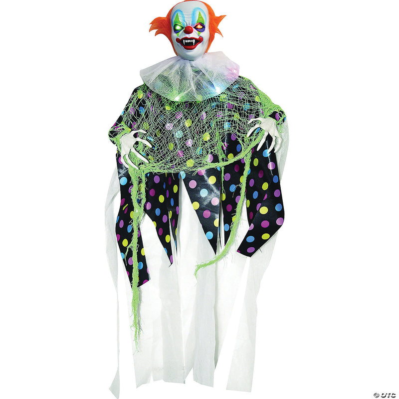 35" Hanging Lightup Clown Decoration - image 1