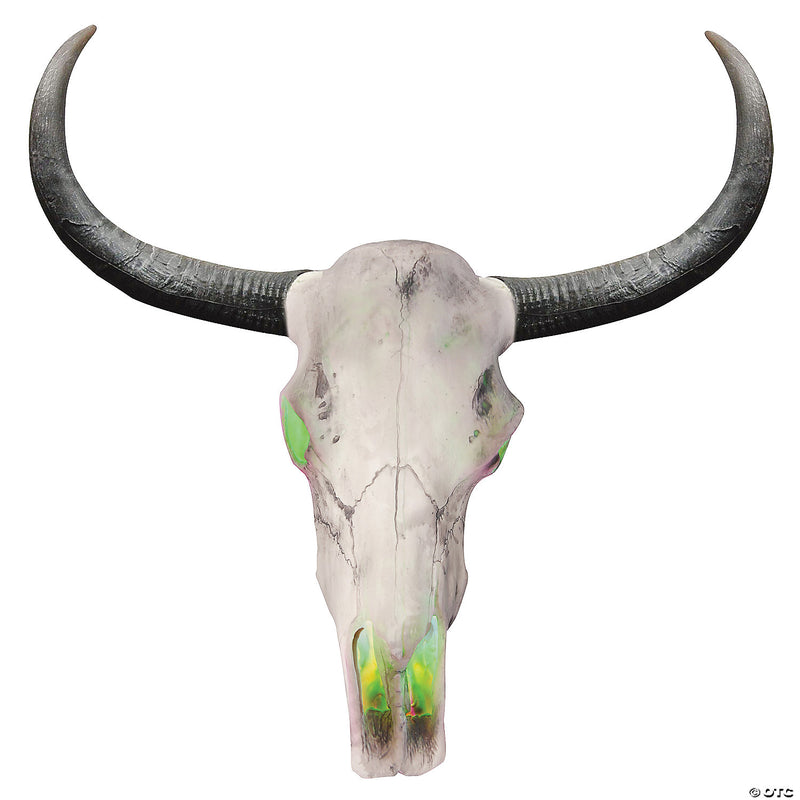 Light-Up Longhorn Skull Decoration - image 1